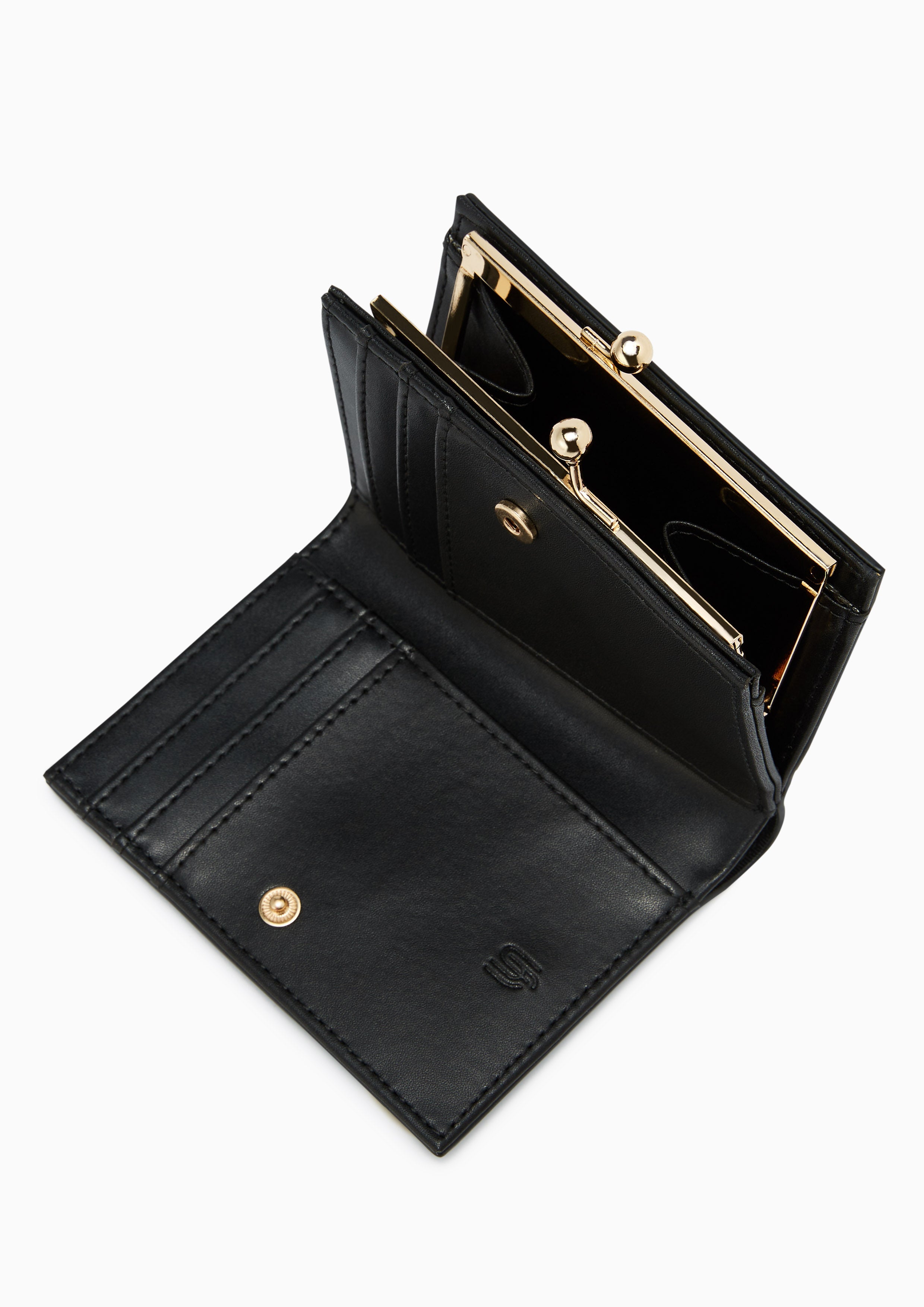 Nyxia Infinite Short Frame Wallet Black