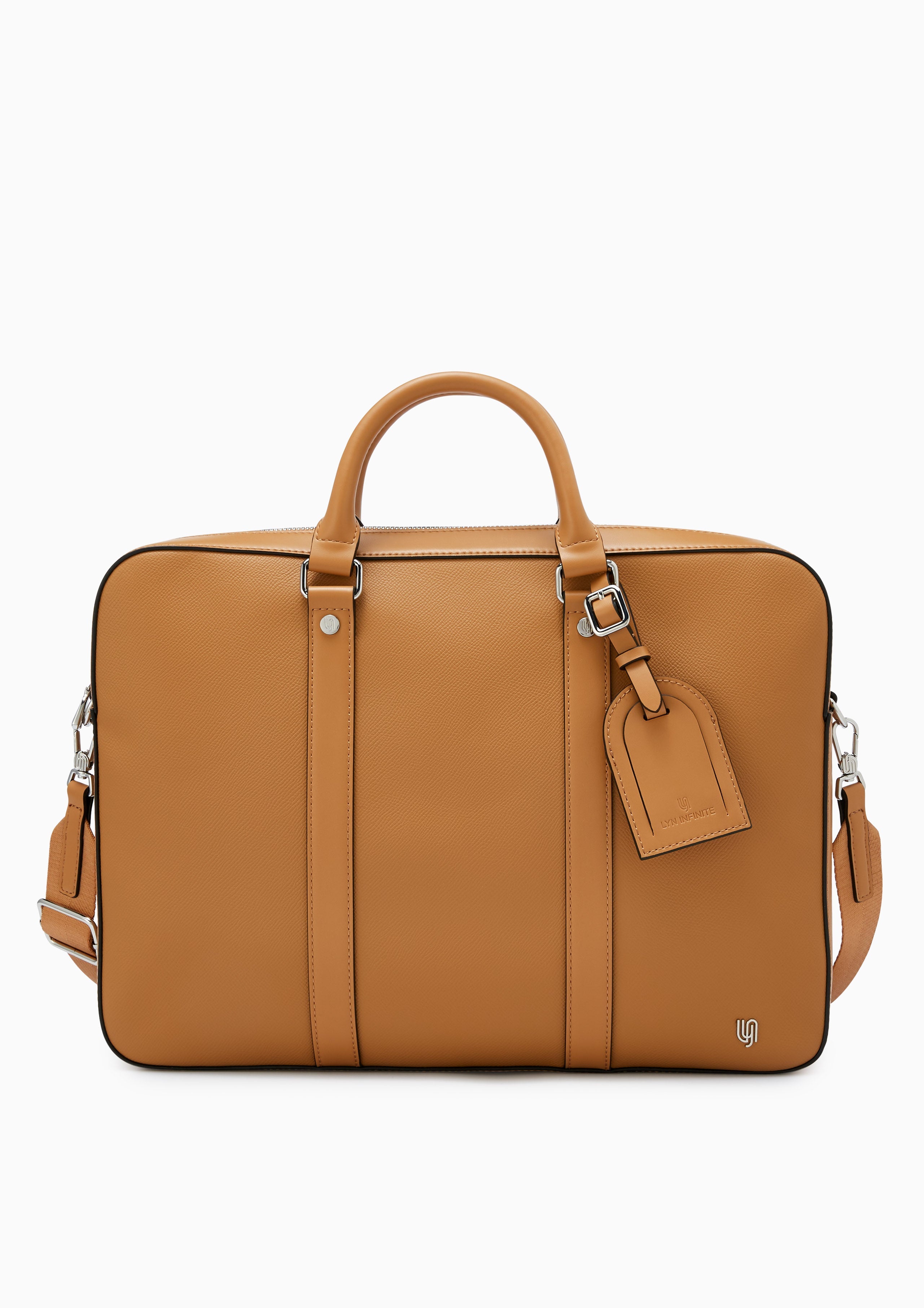 Theo Laptop Bag Light Brown