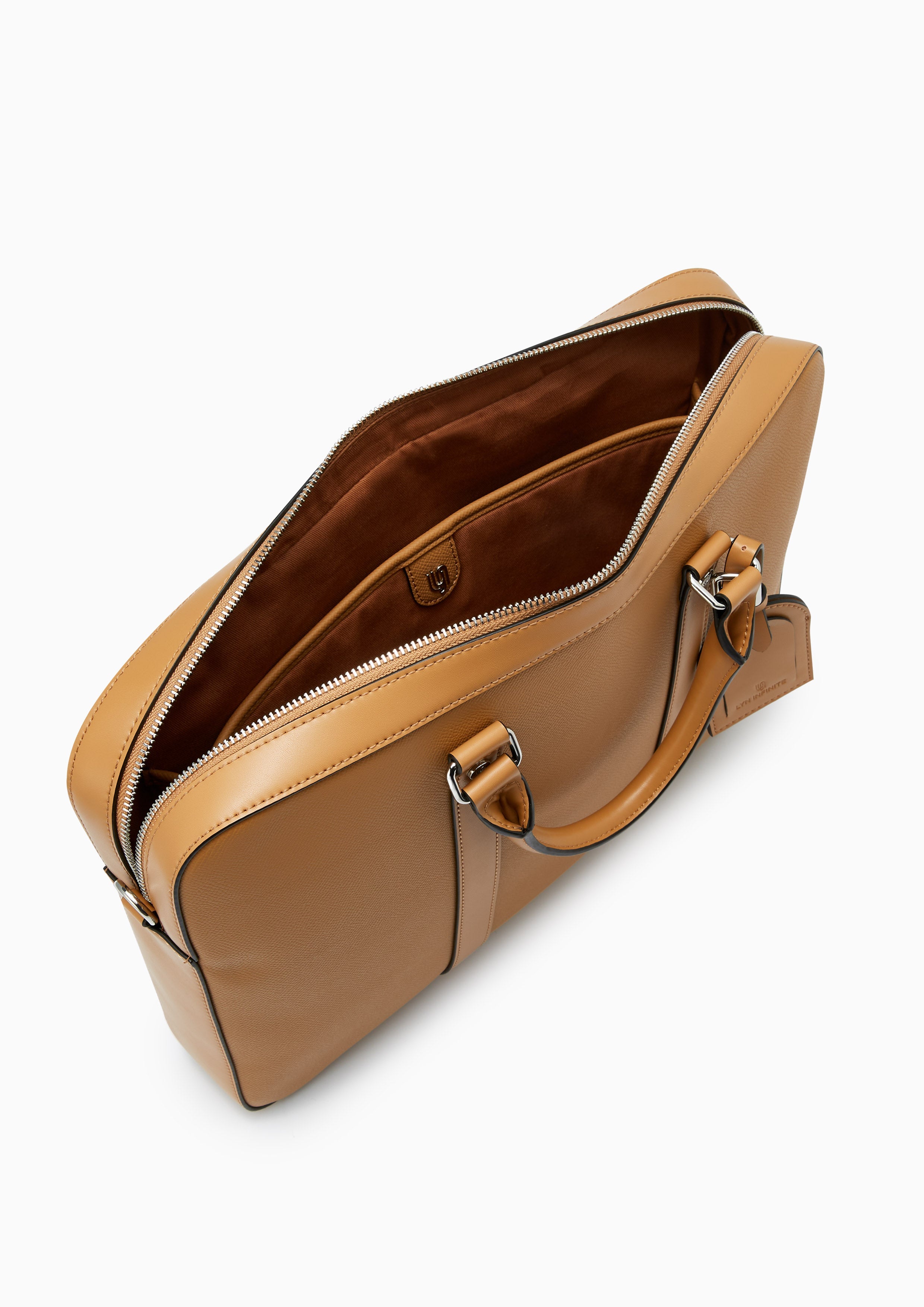 Theo Laptop Bag Light Brown