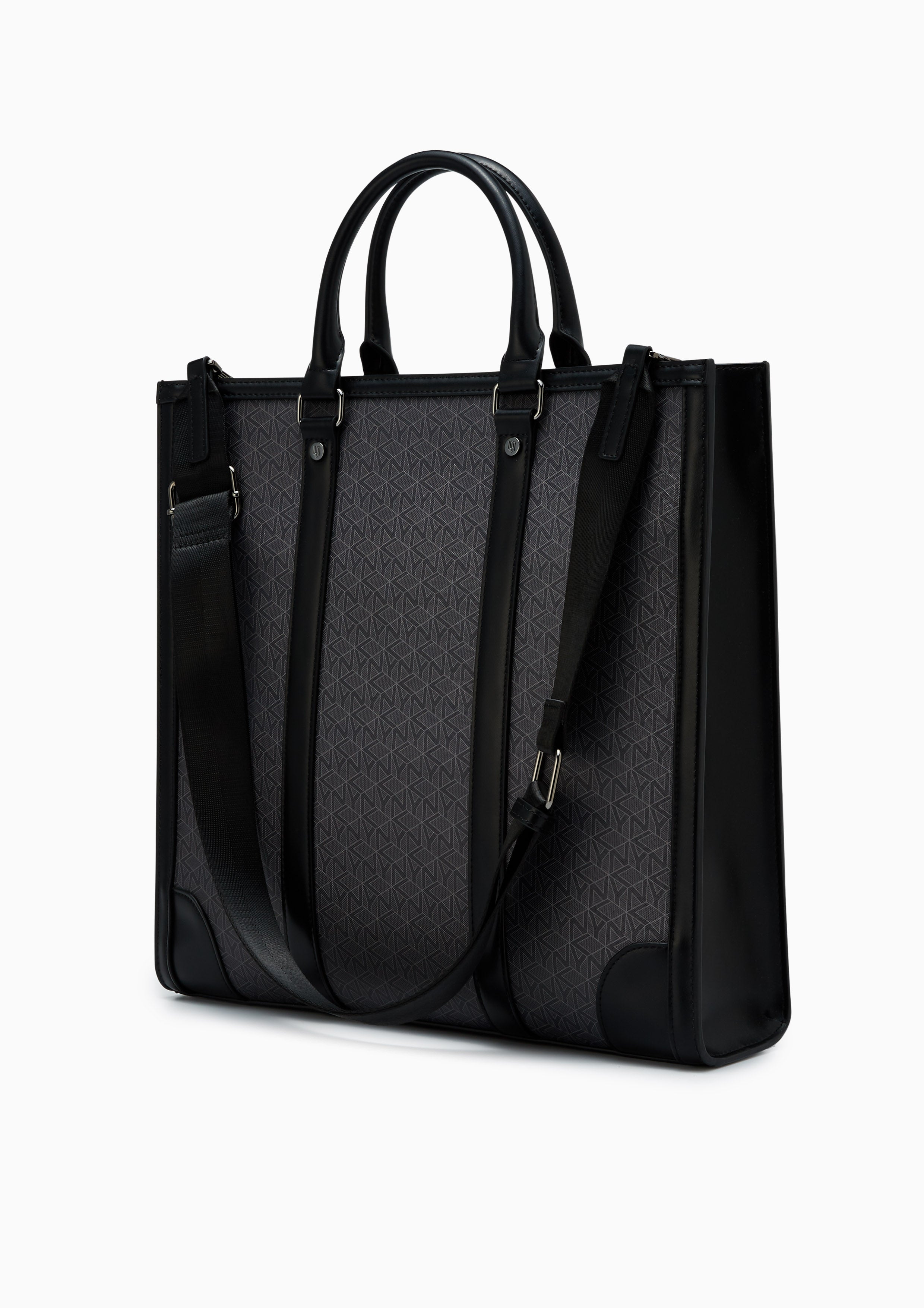 Theo Book Xl Tote Bag Black