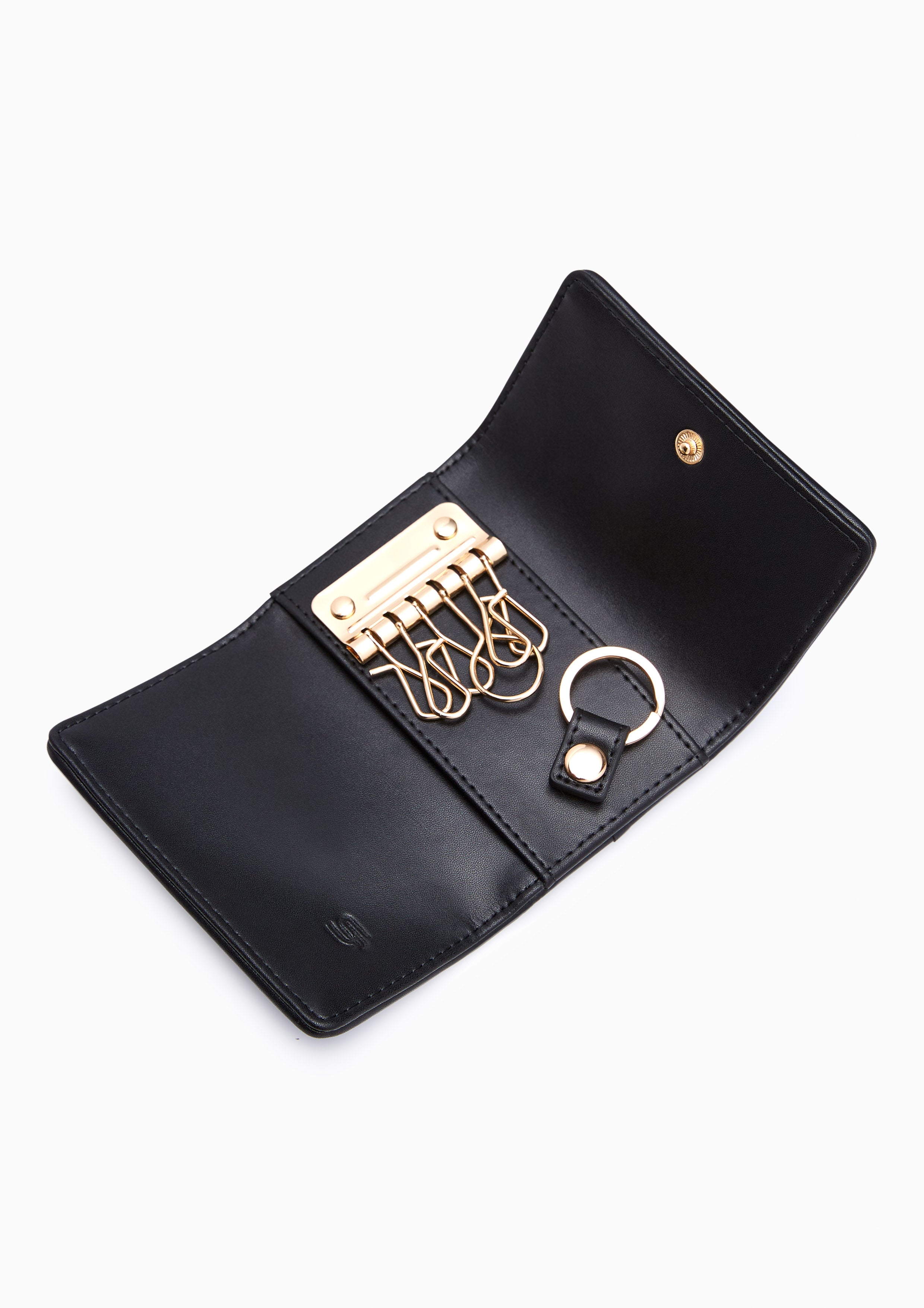 Sylvia Infinite Key Pouch Printed Black