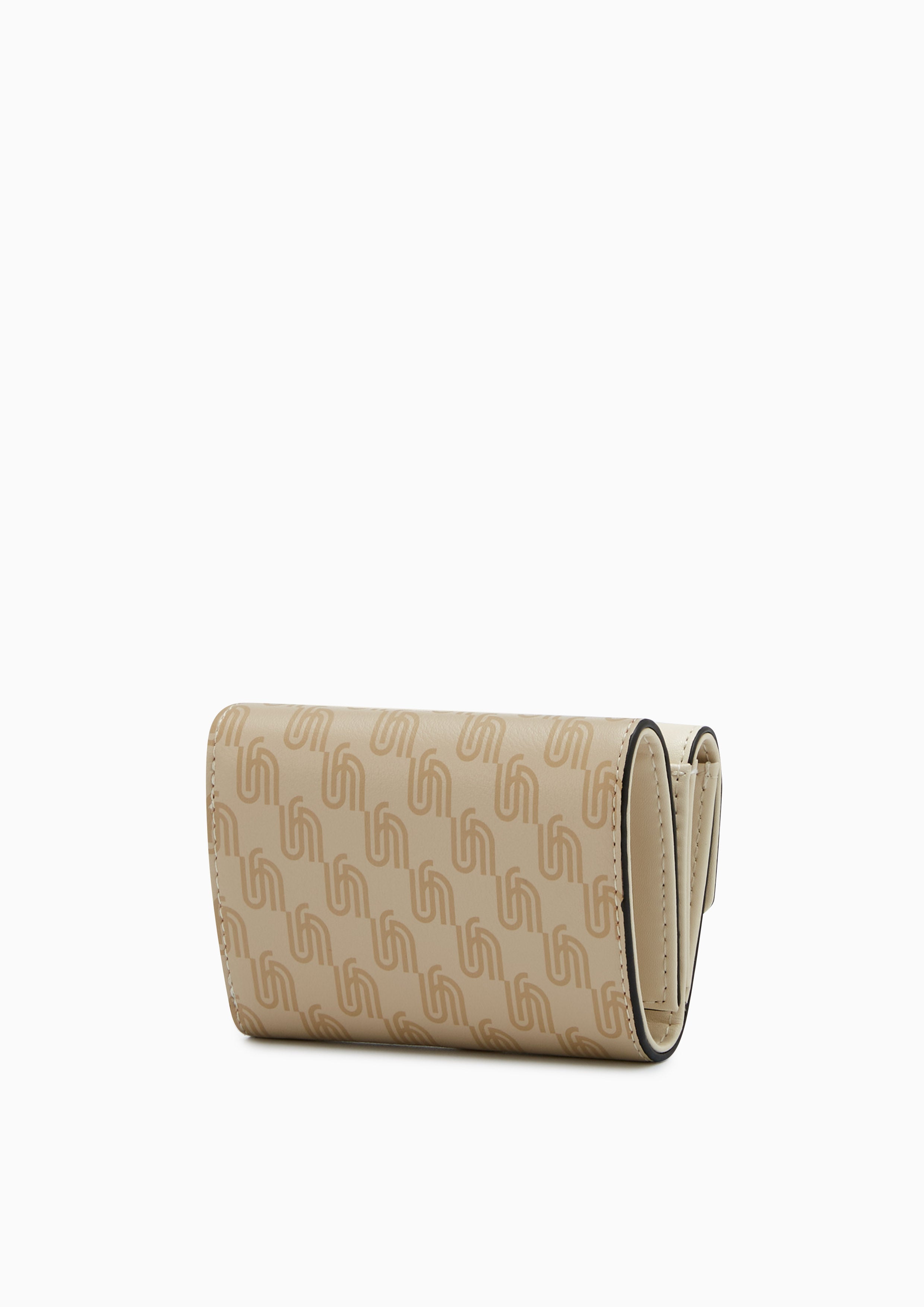 Sylvia Inf Tri-Fold Wallet Printed Ivory