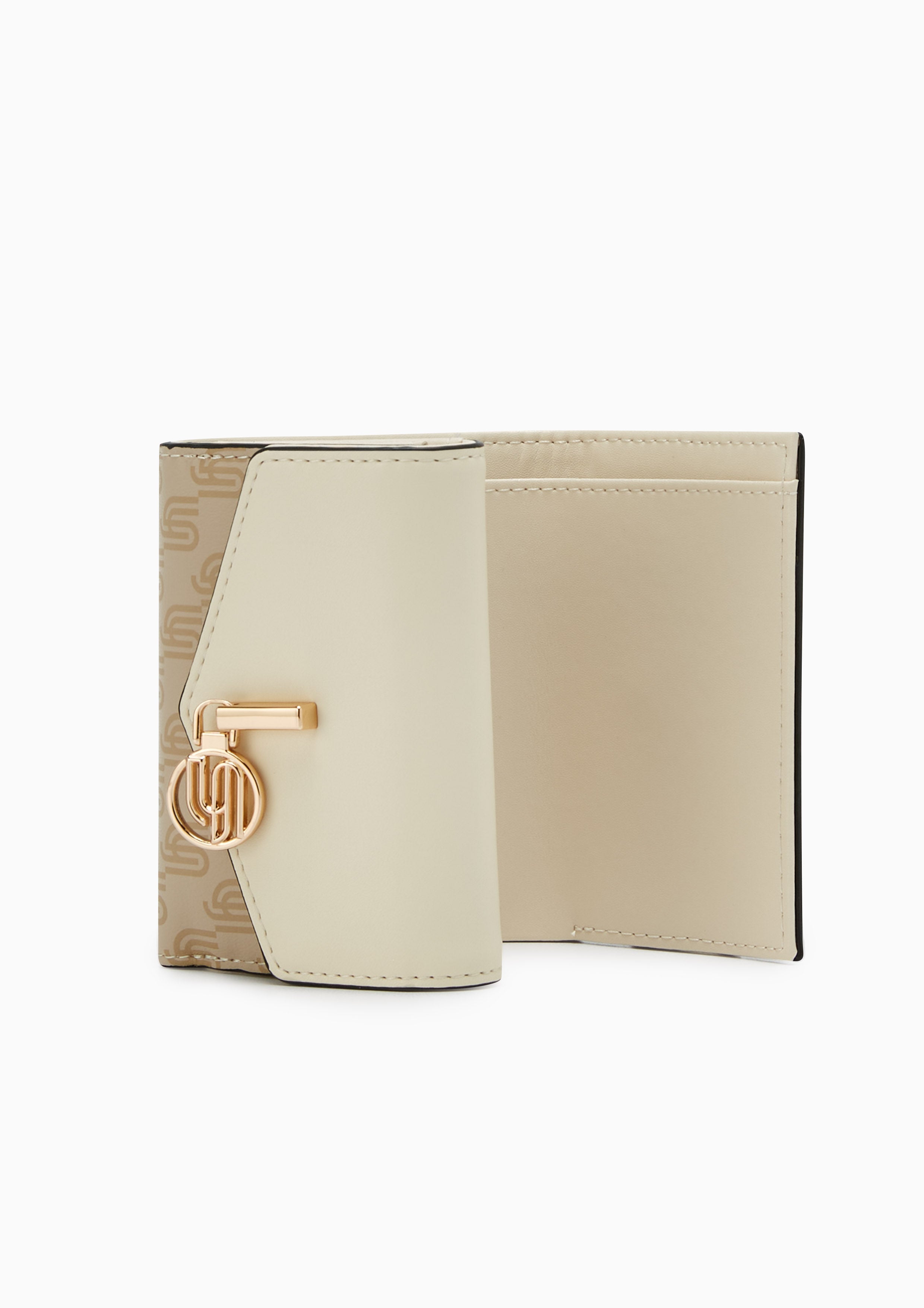 Sylvia Inf Tri-Fold Wallet Printed Ivory