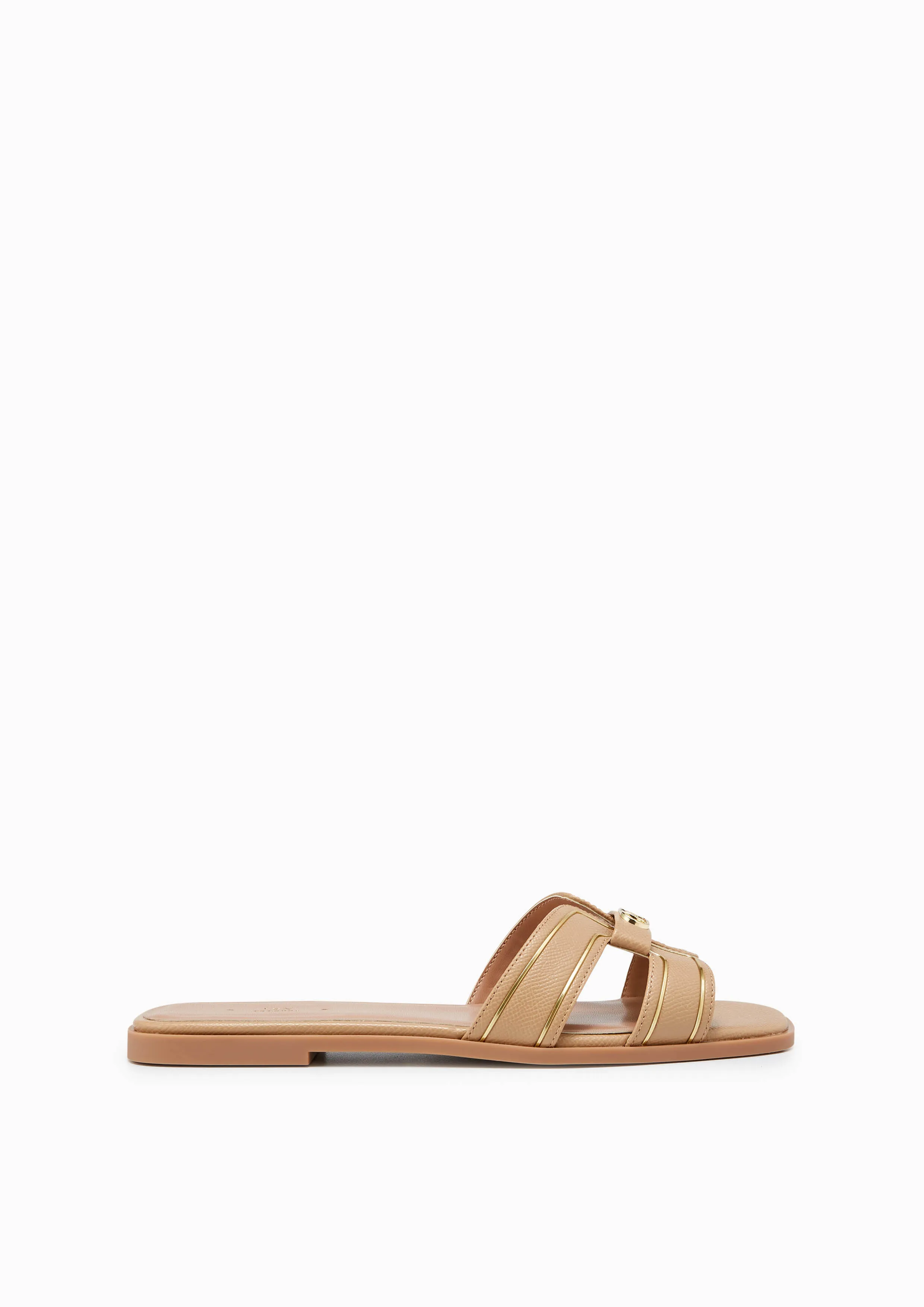 Hey Flat Sandals Beige - Lyn TH